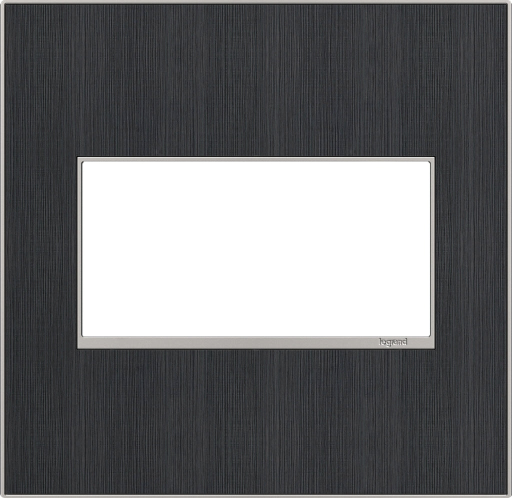 Legrand - AWM2GRG4 - Two-Gang Screwless Wall Plate - adorne - Rustic Gray