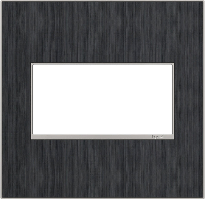 Legrand - AWM2GRG4 - Two-Gang Screwless Wall Plate - adorne - Rustic Gray