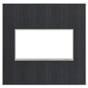 Legrand - AWM2GRG4 - Two-Gang Screwless Wall Plate - adorne - Rustic Gray