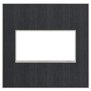 Legrand - AWM2GRG4 - Two-Gang Screwless Wall Plate - adorne - Rustic Gray