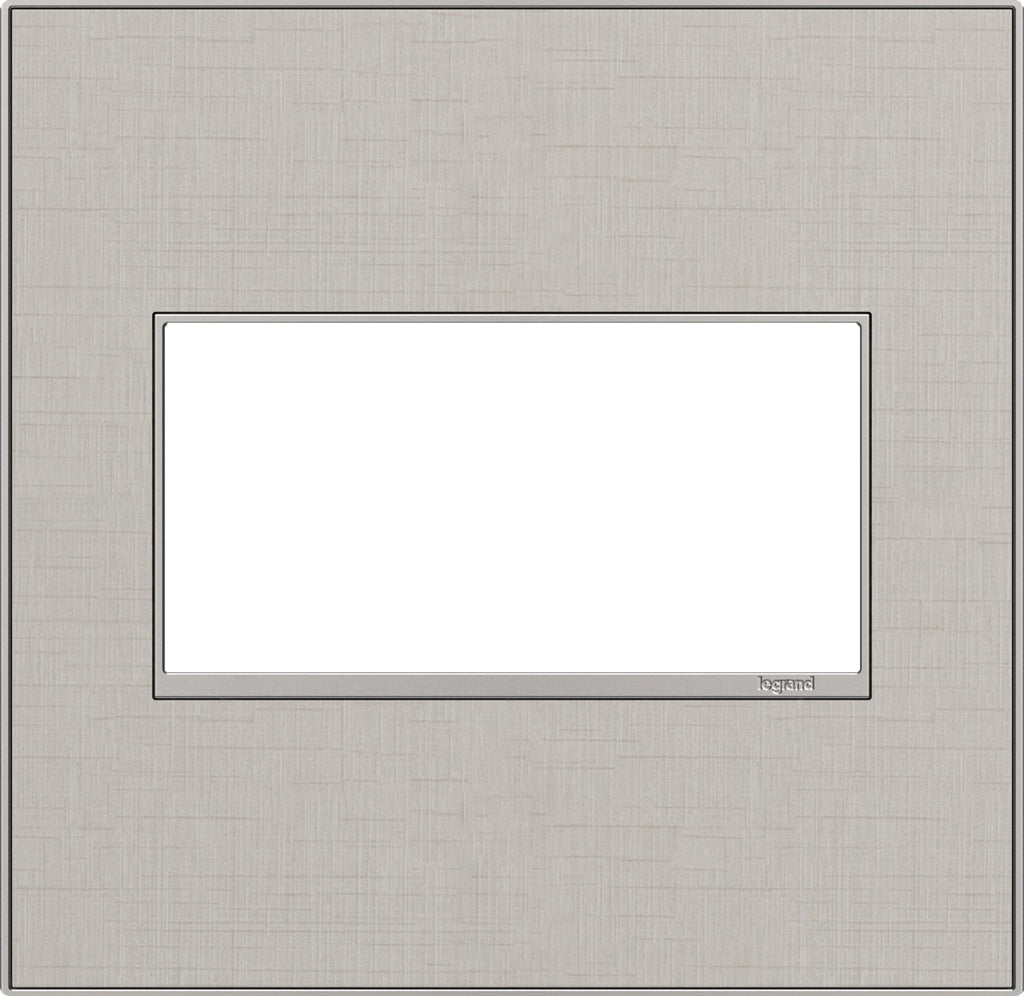 Legrand - AWM2GTL4 - Two-Gang Screwless Wall Plate - adorne - True Linen