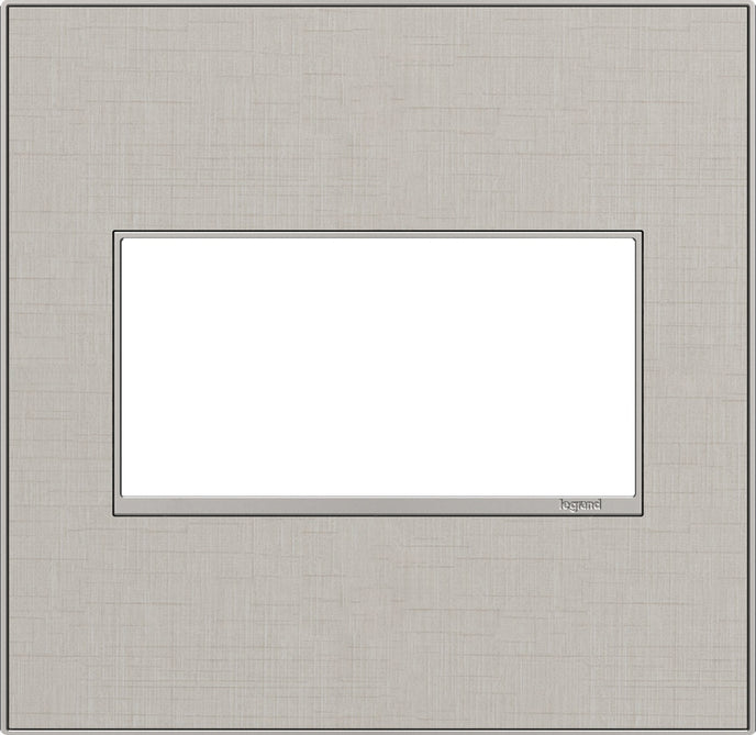 Legrand - AWM2GTL4 - Two-Gang Screwless Wall Plate - adorne - True Linen