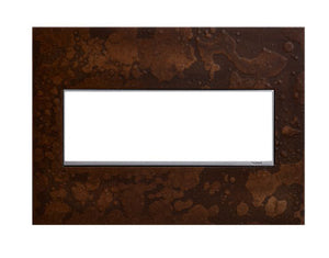 Legrand - AWM3GHFBR1 - 3-Gang Wall Plate - Adorne - Bronze