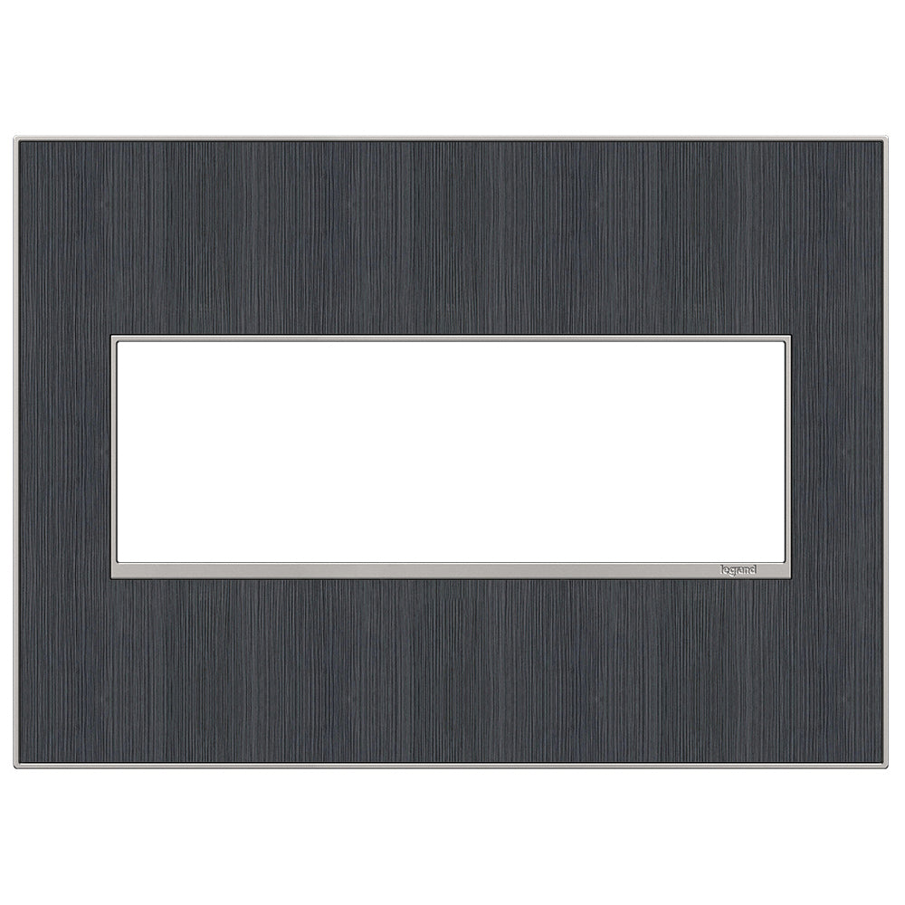 Legrand - AWM3GRG4 - Gang Wall Plate - Adorne - Gray