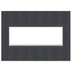 Legrand - AWM3GRG4 - Gang Wall Plate - Adorne - Gray