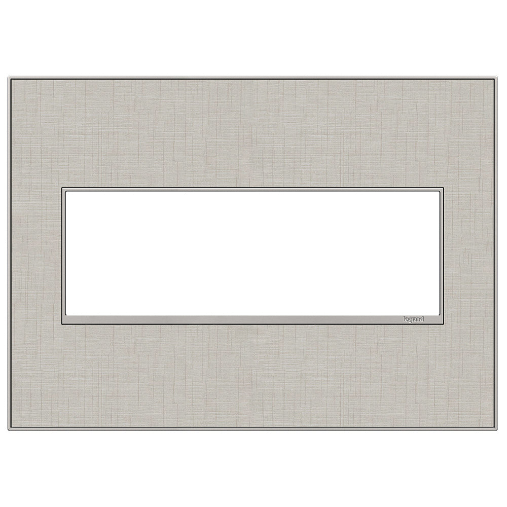 Legrand - AWM3GTL4 - Gang Wall Plate - Adorne - Linen