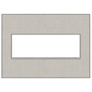 Legrand - AWM3GTL4 - Gang Wall Plate - Adorne - Linen