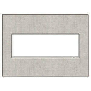 Legrand - AWM3GTL4 - Three-Gang Screwless Wall Plate - adorne - True Linen
