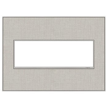 Legrand - AWM3GTL4 - Three-Gang Screwless Wall Plate - adorne - True Linen