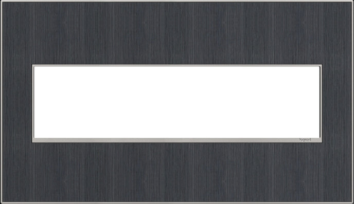 Legrand - AWM4GRG4 - Four-Gang Screwless Wall Plate - adorne - Rustic Gray