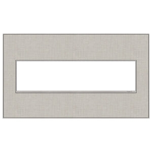 Legrand - AWM4GTL4 - Gang Wall Plate - Adorne - Linen