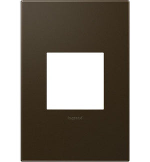 Legrand - AWP1G2BR6 - One-Gang Screwless Wall Plate with Microban - adorne - Bronze