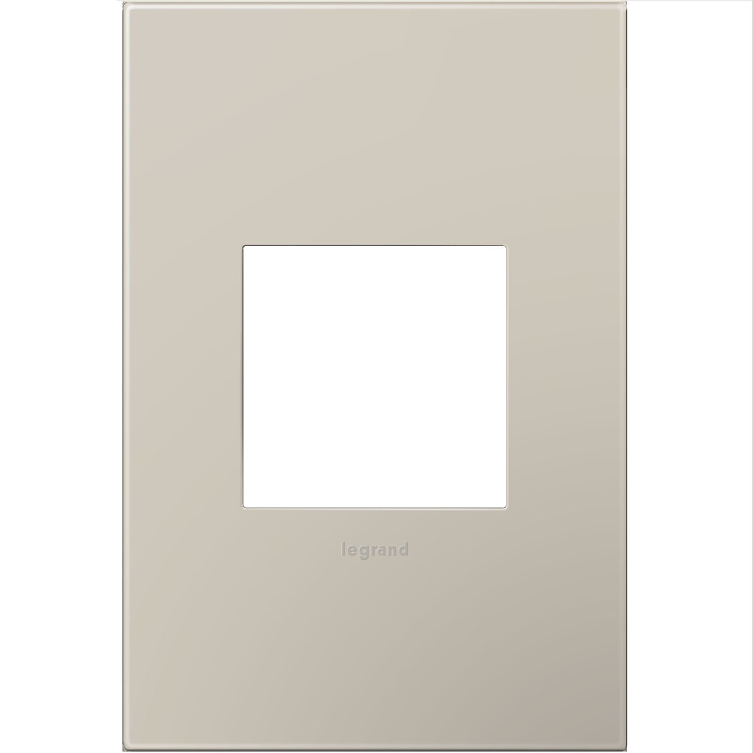 Legrand - AWP1G2GG4 - Gang Wall Plate - Adorne - Greige