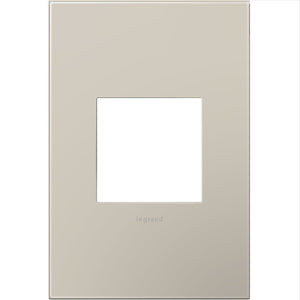 Legrand - AWP1G2GG4 - Gang Wall Plate - Adorne - Greige