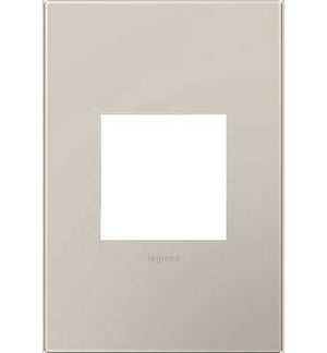 Legrand - AWP1G2GG4 - One-Gang Screwless Wall Plate with Microban - adorne - Greige