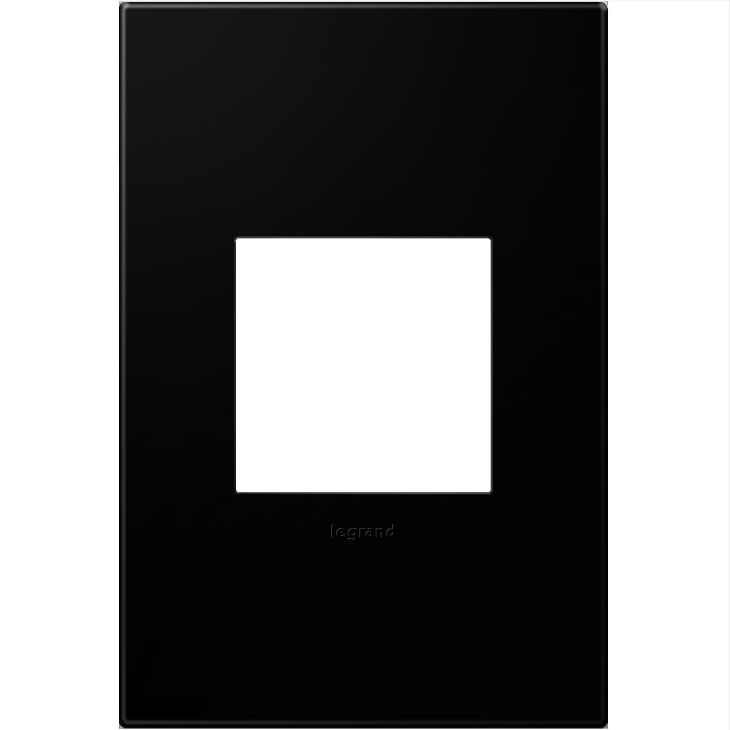 Legrand - AWP1G2NK4 - Gang Wall Plate - Adorne - Black