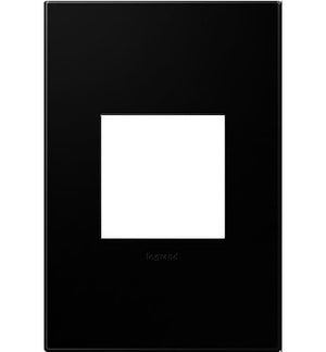 Legrand - AWP1G2NK4 - One-Gang Screwless Wall Plate - adorne - Black Ink