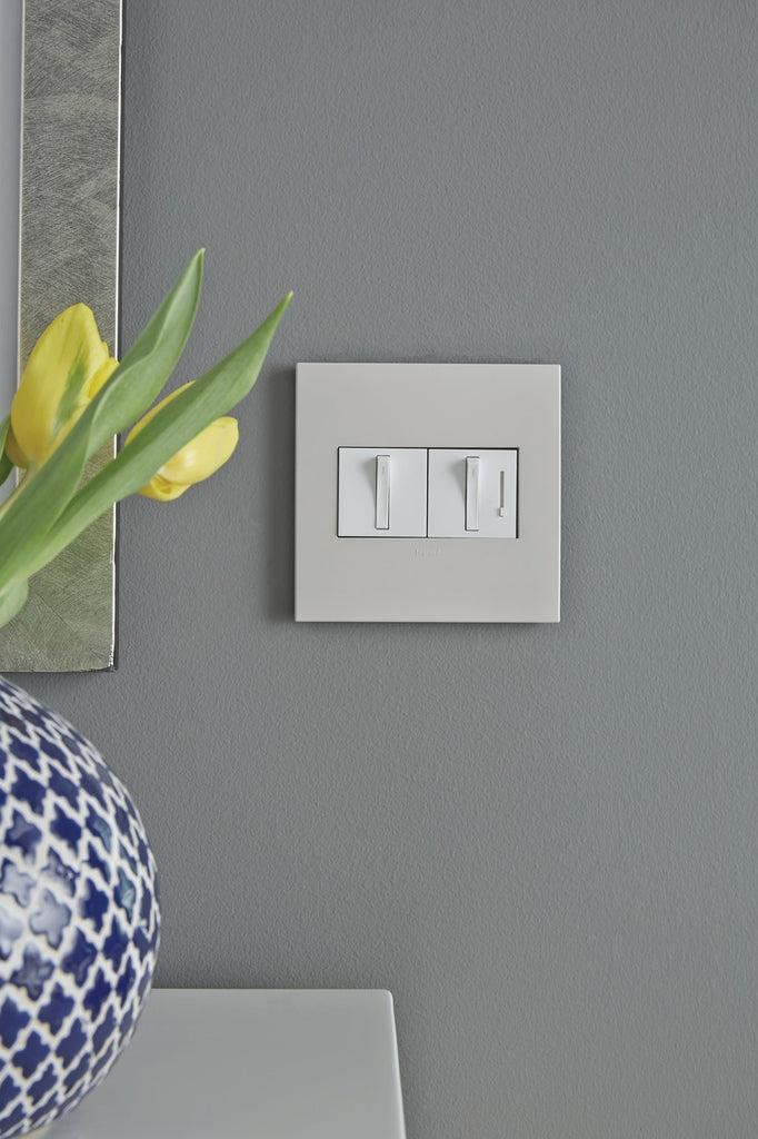 Legrand - AWP1G3GG4 - One-Gang-Plus Screwless Wall Plate - adorne - Greige