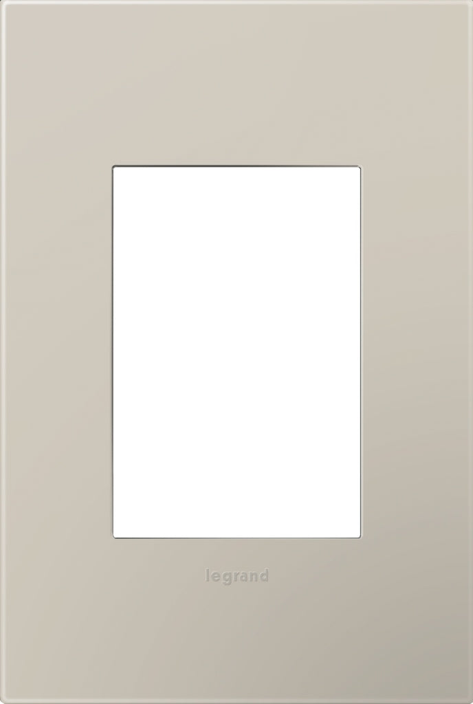 Legrand - AWP1G3GG4 - One-Gang-Plus Screwless Wall Plate - adorne - Greige