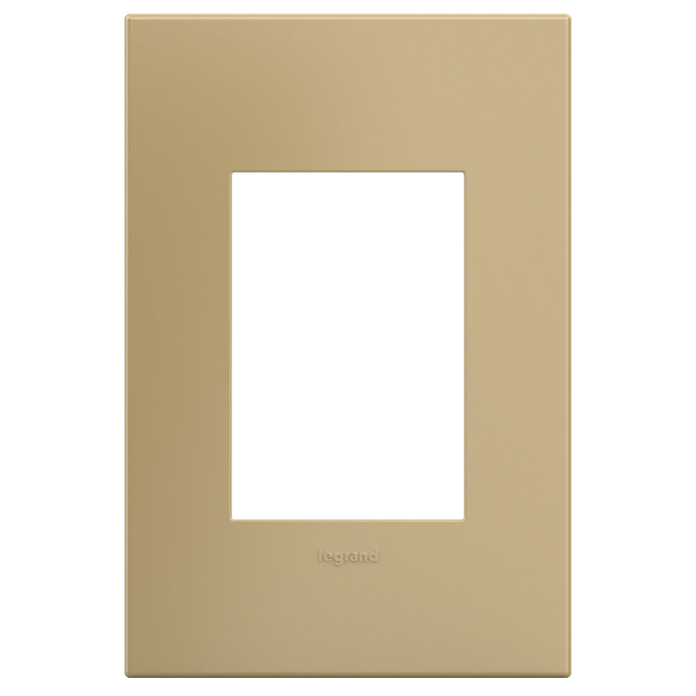 Legrand - AWP1G3GS4 - Gang Wall Plate - Adorne - Golden Sands