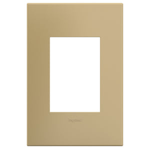 Legrand - AWP1G3GS4 - Gang Wall Plate - Adorne - Golden Sands