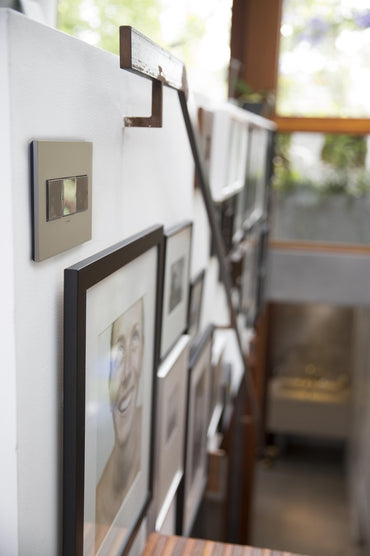 Legrand - AWP1G3MG4 - One-Gang-Plus Screwless Wall Plate with Microban - adorne - Magnesium