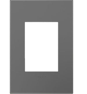 Legrand - AWP1G3MG4 - One-Gang-Plus Screwless Wall Plate with Microban - adorne - Magnesium