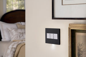 Legrand - AWP1G3NK4 - One-Gang-Plus Screwless Wall Plate - adorne - Black Ink
