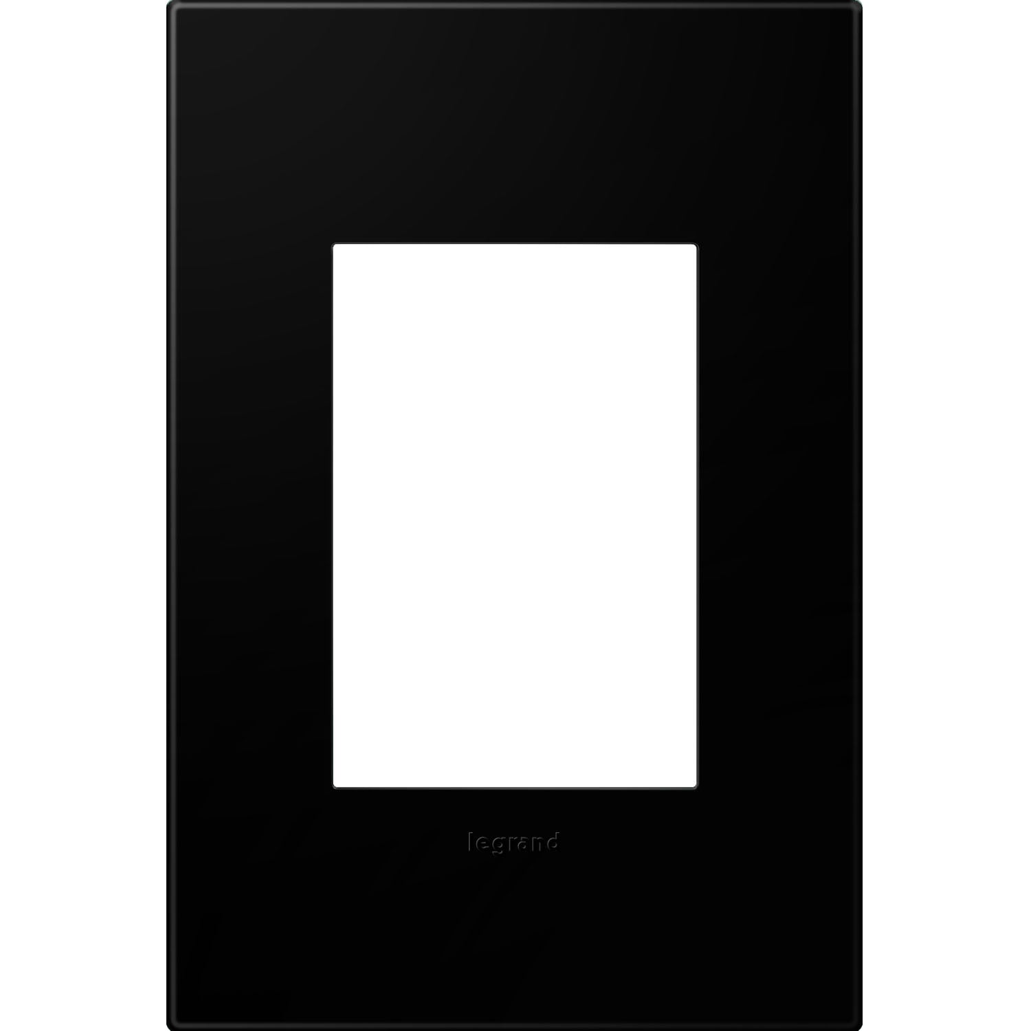 Legrand - AWP1G3NK4 - Gang Wall Plate - Adorne - Black