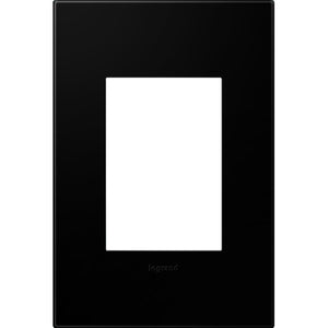 Legrand - AWP1G3NK4 - Gang Wall Plate - Adorne - Black