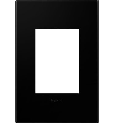 Legrand - AWP1G3NK4 - One-Gang-Plus Screwless Wall Plate - adorne - Black Ink