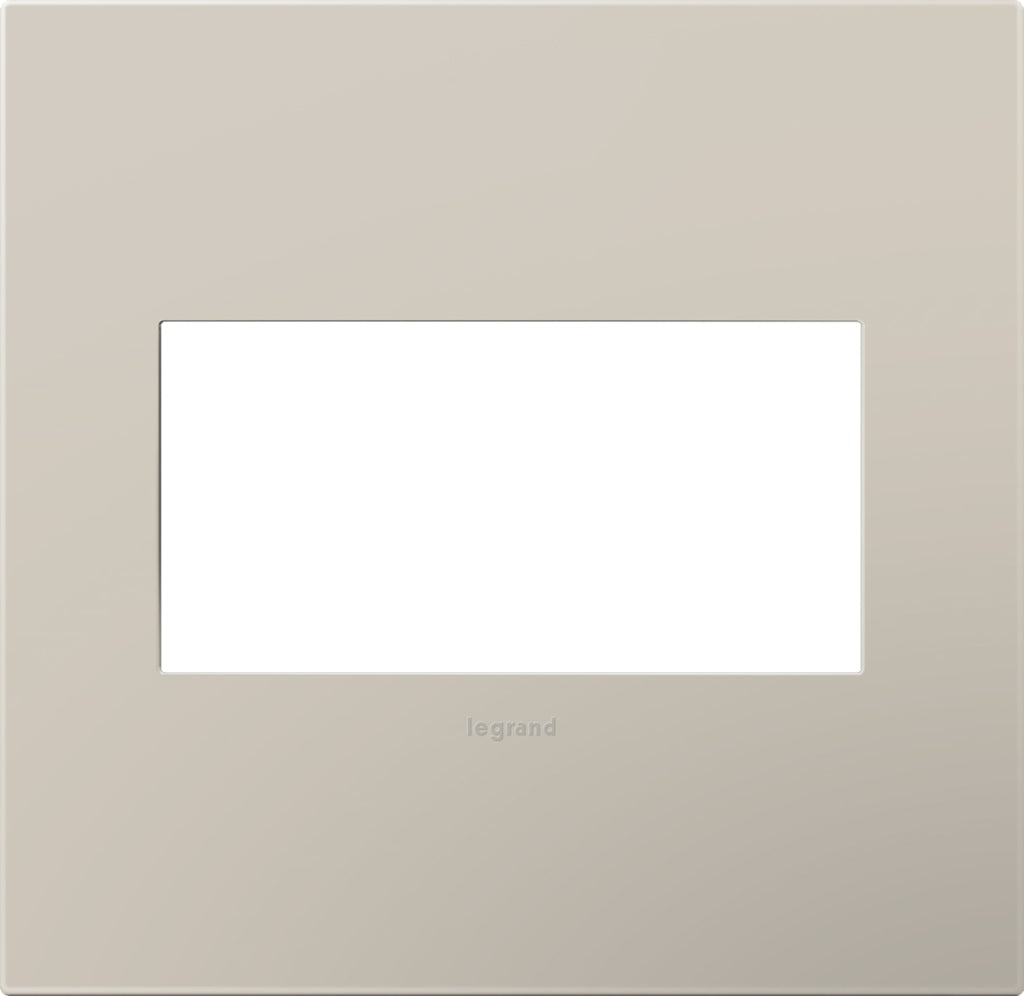 Legrand - AWP2GGG4 - Two-Gang Screwless Wall Plate - adorne - Greige