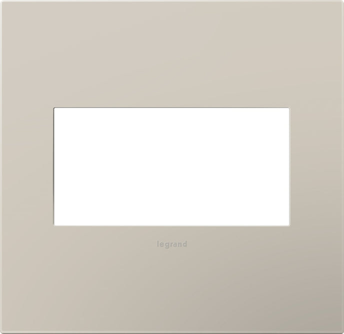 Legrand - AWP2GGG4 - Two-Gang Screwless Wall Plate - adorne - Greige