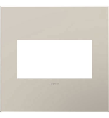 Legrand - AWP2GGG4 - Two-Gang Screwless Wall Plate - adorne - Greige