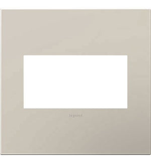 Legrand - AWP2GGG4 - Two-Gang Screwless Wall Plate - adorne - Greige