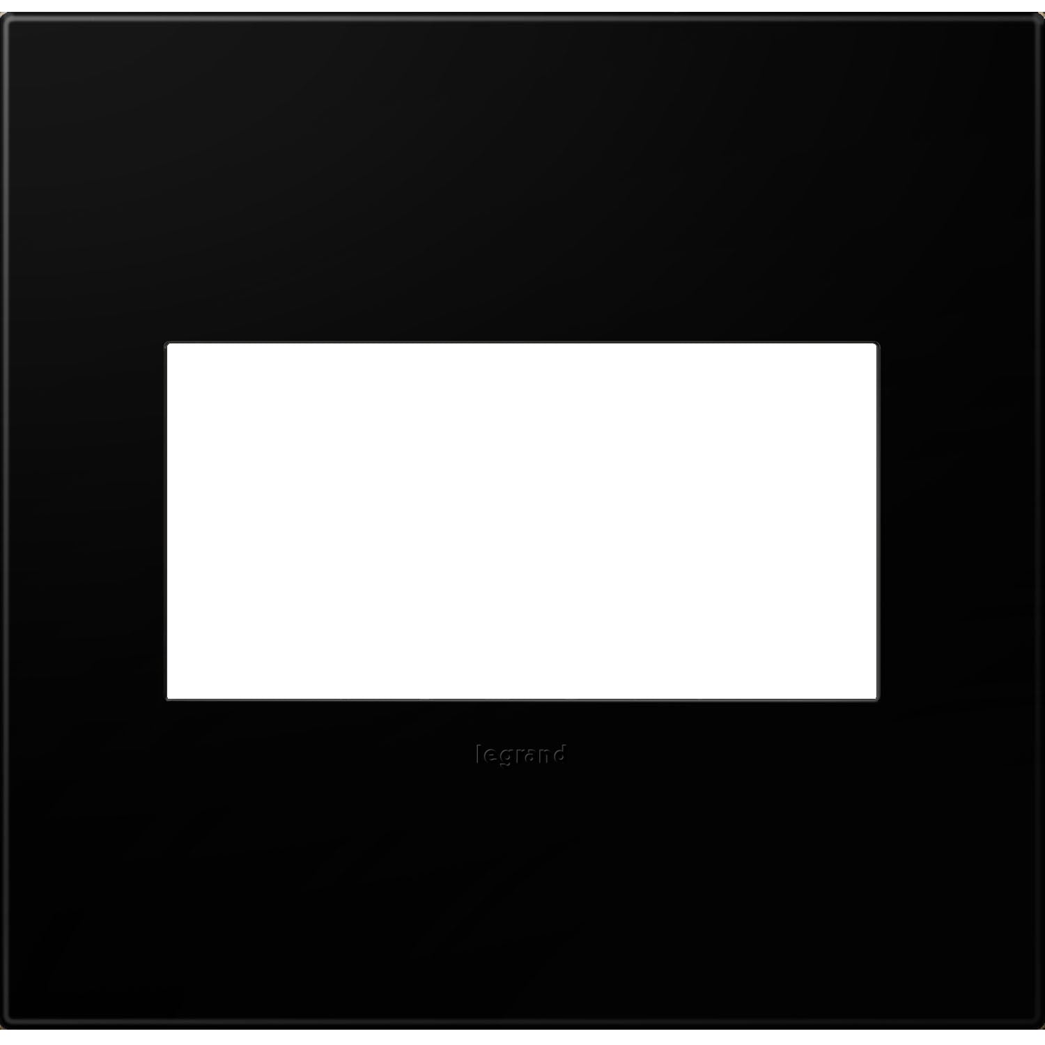 Legrand - AWP2GNK4 - Gang Wall Plate - Adorne - Black