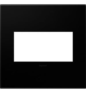 Legrand - AWP2GNK4 - Two-Gang Screwless Wall Plate - adorne - Black Ink