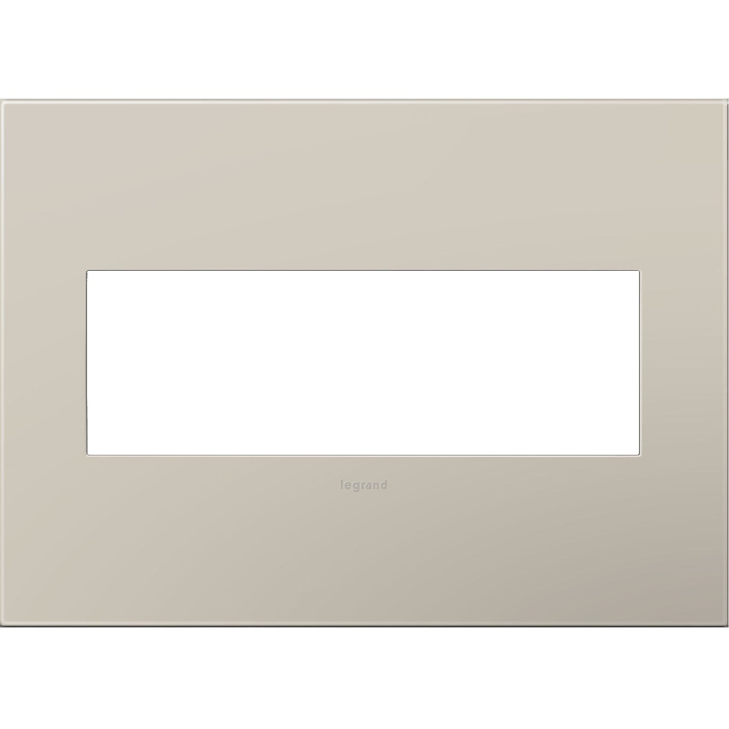 Legrand - AWP3GGG4 - Gang Wall Plate - Adorne - Greige