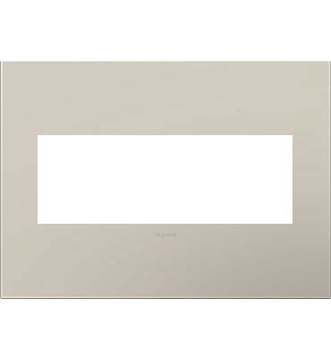 Legrand - AWP3GGG4 - Three-Gang Screwless Wall Plate - adorne - Greige