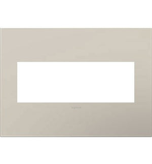 Legrand - AWP3GGG4 - Three-Gang Screwless Wall Plate - adorne - Greige