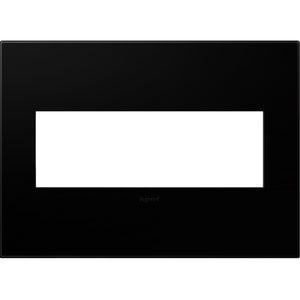 Legrand - AWP3GNK4 - Gang Wall Plate - Adorne - Black