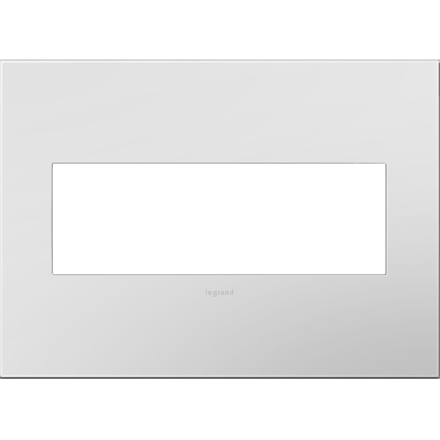 Legrand - AWP3GPW4 - Gang Wall Plate - Adorne - White