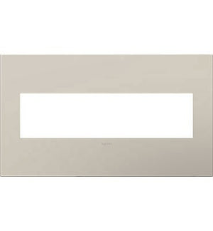 Legrand - AWP4GGG4 - Four-Gang Screwless Wall Plate - adorne - Greige