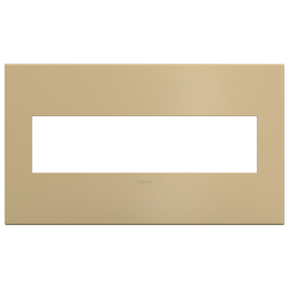 Legrand - AWP4GGS4 - Gang Wall Plate - Adorne - Golden Sands