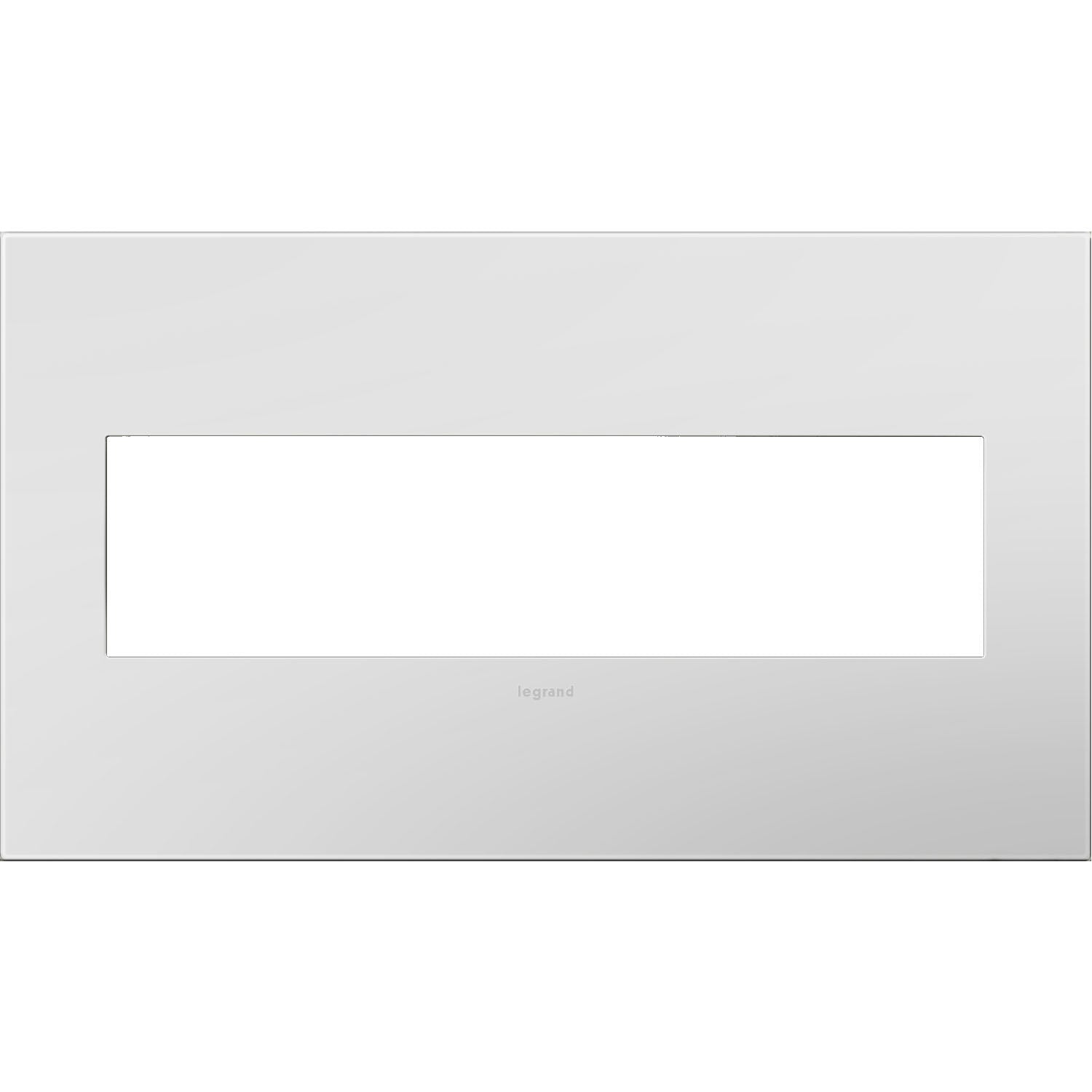 Legrand - AWP4GPW4 - Gang Wall Plate - Adorne - White