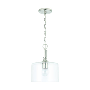 Capital Lighting - 339311BN - One Light Pendant - Carter - Brushed Nickel