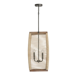 Capital Lighting - 540341YG - Four Light Foyer - Jacob - Grey Wash and Grey Iron