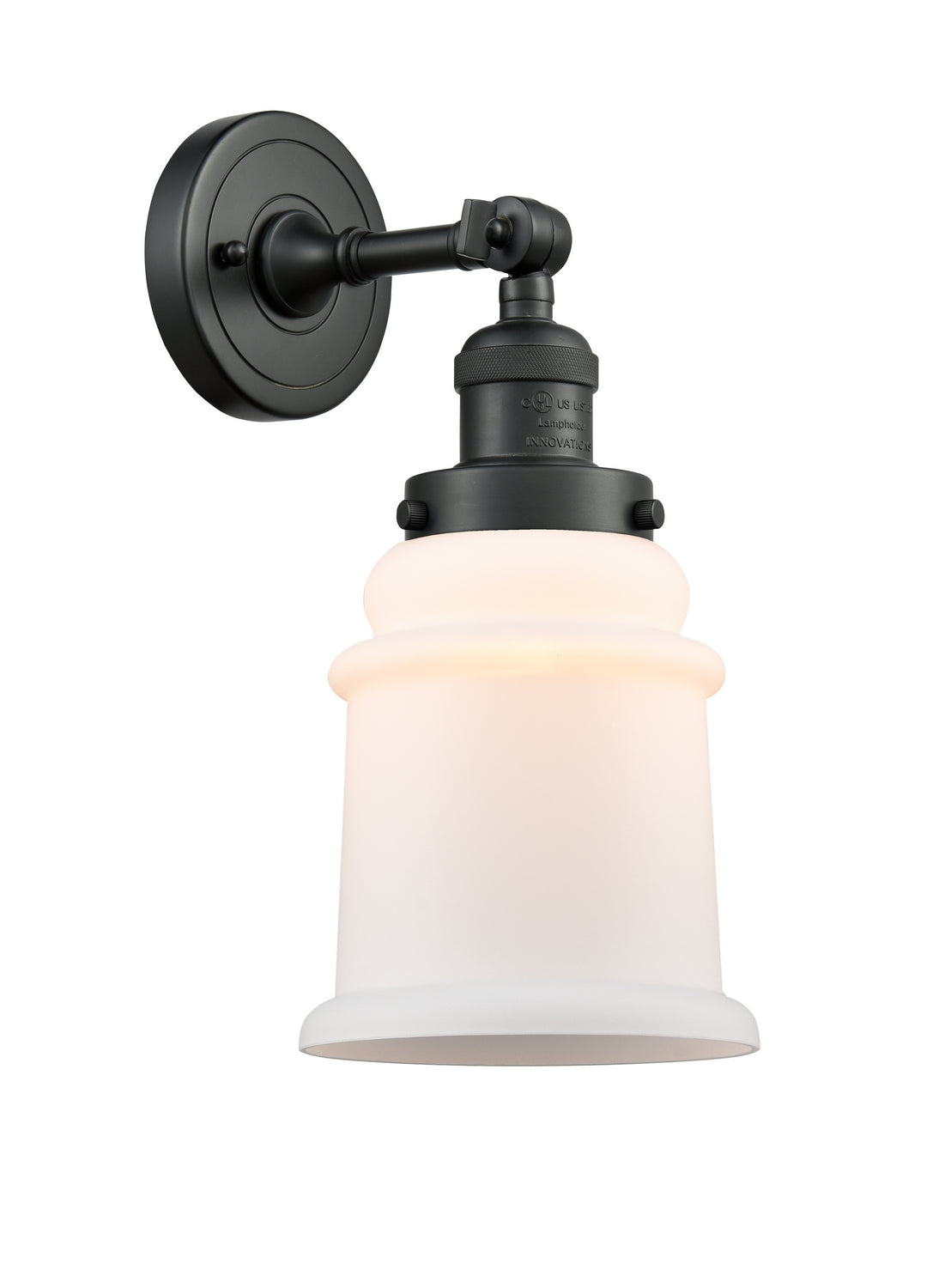 Innovations - 203-BK-G181 - One Light Wall Sconce - Franklin Restoration - Matte Black