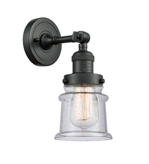 Innovations - 203-BK-G184S - One Light Wall Sconce - Franklin Restoration - Matte Black