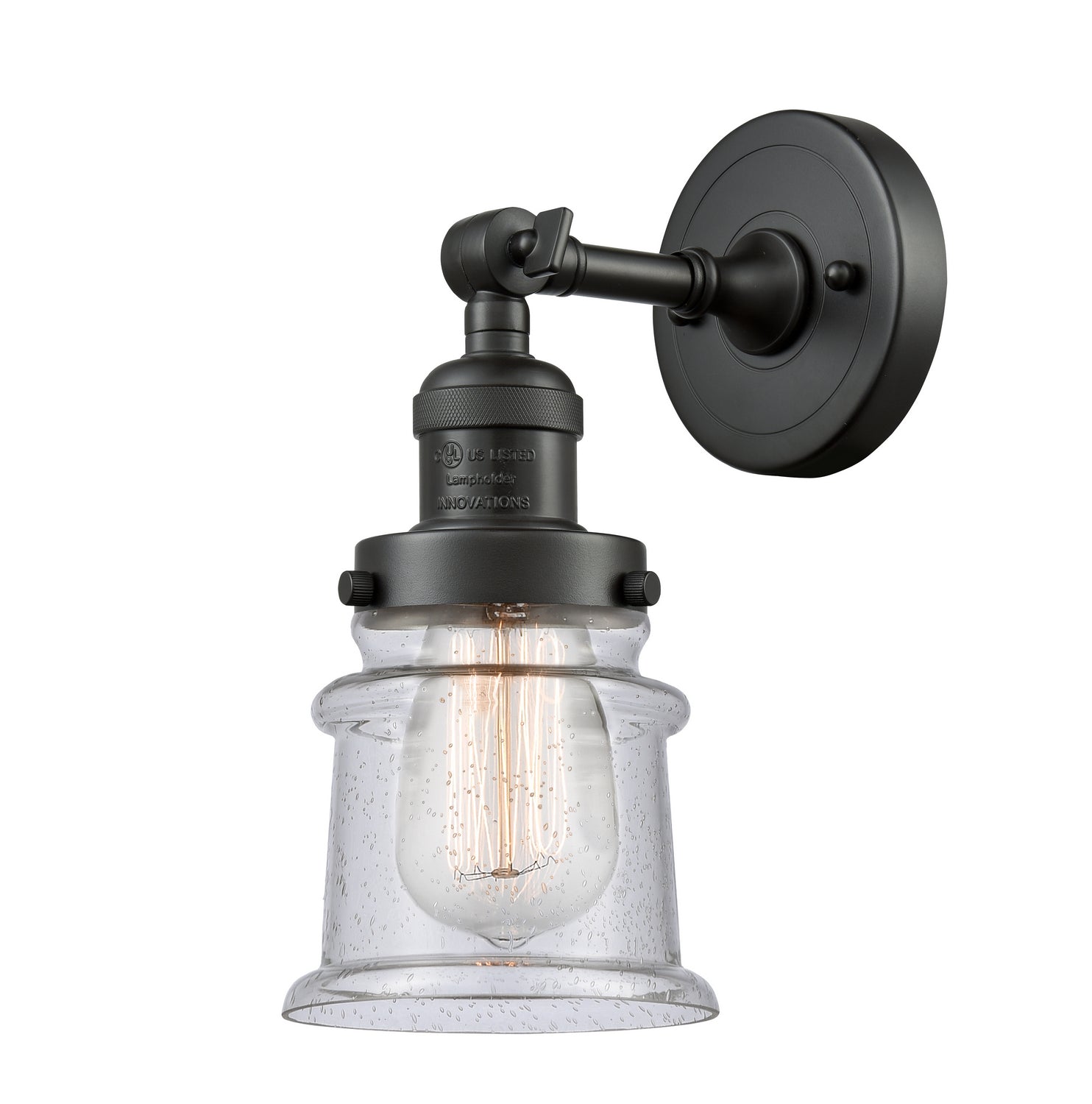 Innovations - 203-OB-G184S - One Light Wall Sconce - Franklin Restoration - Oil Rubbed Bronze